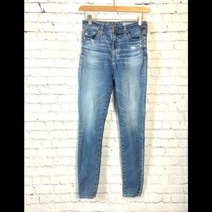 AG High Waist Skinny Jeans 27